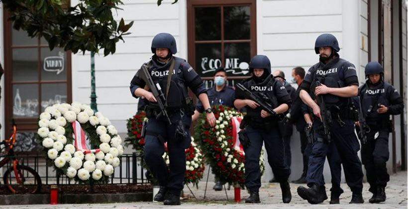 Police respond after Vienna Islamist terror attack