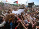 Bob Vylan lead anti semitic chants Glastonbury 2025.
