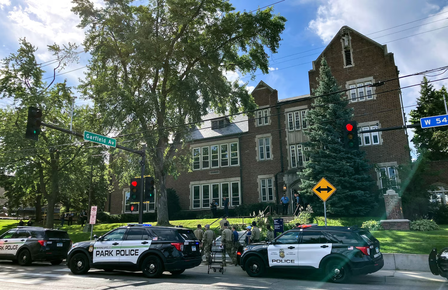 Two children murdered and 17 others injured by trans school shooter.