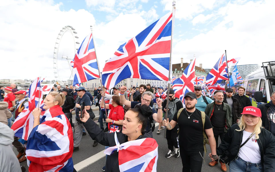 Unite the Kingdom rally 2025.