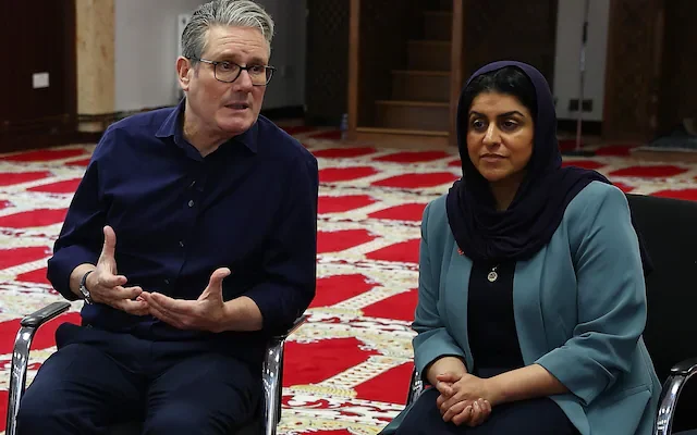 Starmer and Mahmood block right-wing voices from Unite the Kingdom rally.